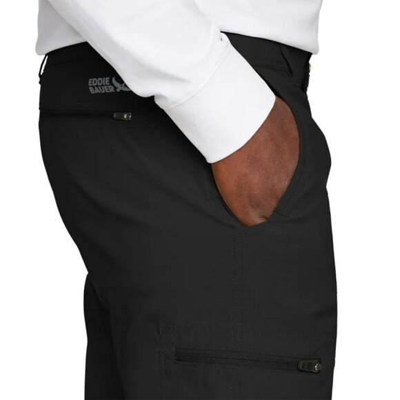 Eddie Bauer Men's Fleece Lined Pant Two Way Stretch - Picture 5 of 7